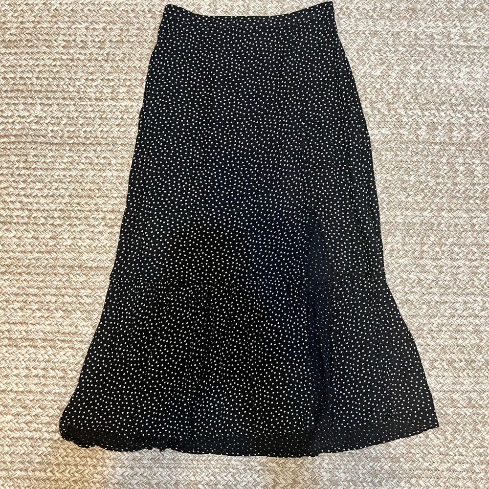 Abercrombie Cotton MIDI Skirt with slit